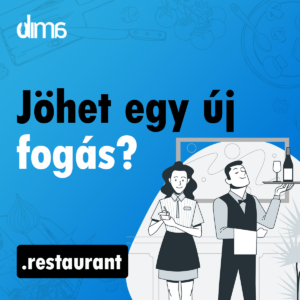 Regisztráld kedvezményesen a .restaurant domain nevet a DiMa.hu-n. 