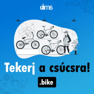 Regisztráld domain neved a .bike domain végződéssel a DiMa.hu Kft.-nél. 