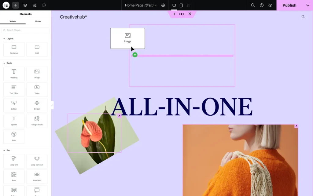 Wordpress Elementor editor