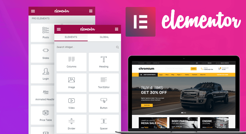 Wordpress Elementor plugin